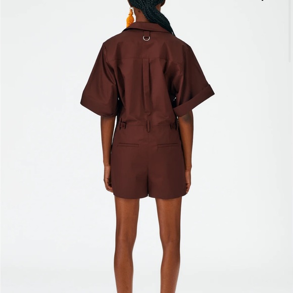Eco Poplin Short Jumpsuit - Picture 3 of 3